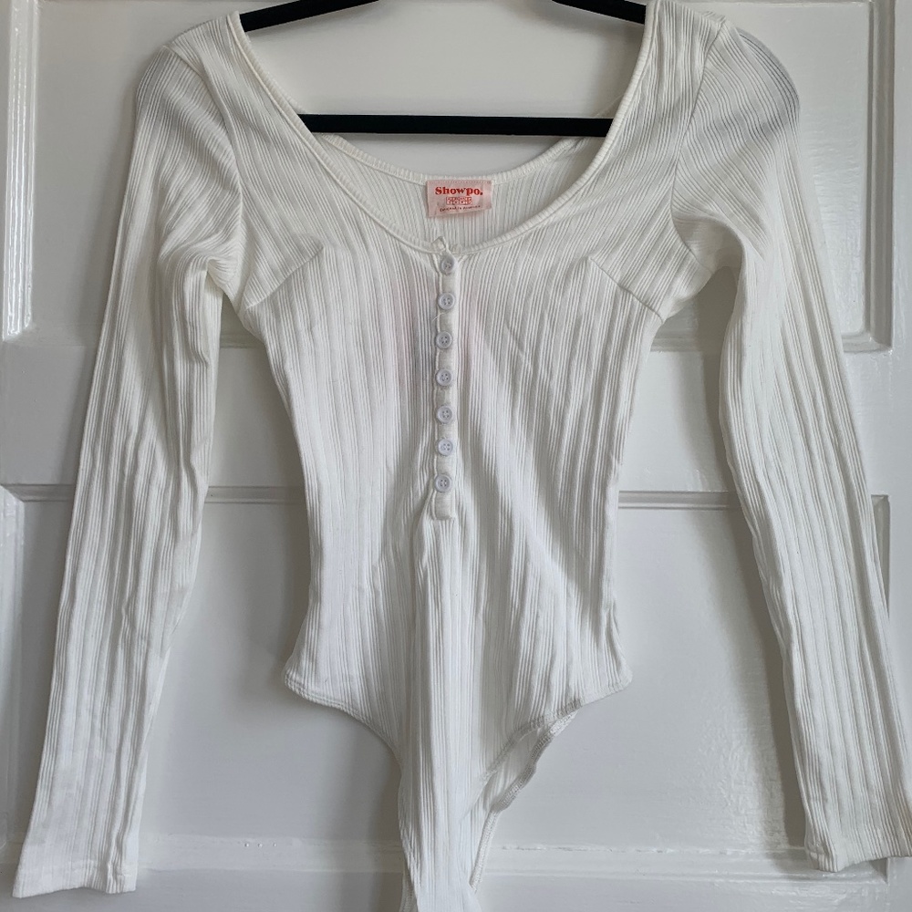 Love on the Weekend bodysuit in white - Picture 3 of 5